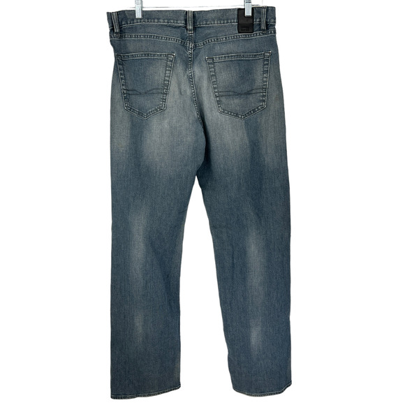 Hugo Boss Men's Stretch Jeans Gray Straight Leg Classic 5 Pocket Denim Sz 35x34 - Picture 2 of 8